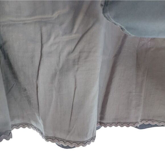 elevenses periwinkle blue 100% cotton full skirt size 6 #academia - Picture 4 of 12